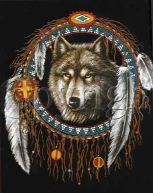 Loups Et Amerindiens